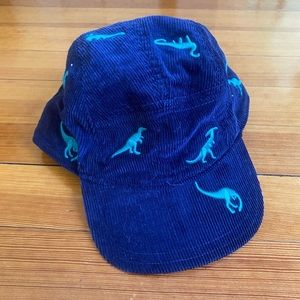 Dinosaur corduroy cap